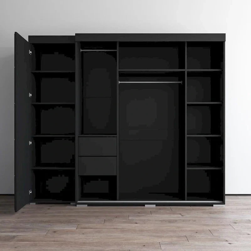 Three-Mirror Wardrobe