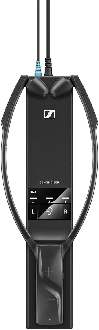 Sennheiser Casque sans fil numérique RS 5200 pour écouter la TV - Son très Clair, profils d’Audition sélectionnables, Mode Clarté de Parole, Design léger, connexions numériques et analogiques