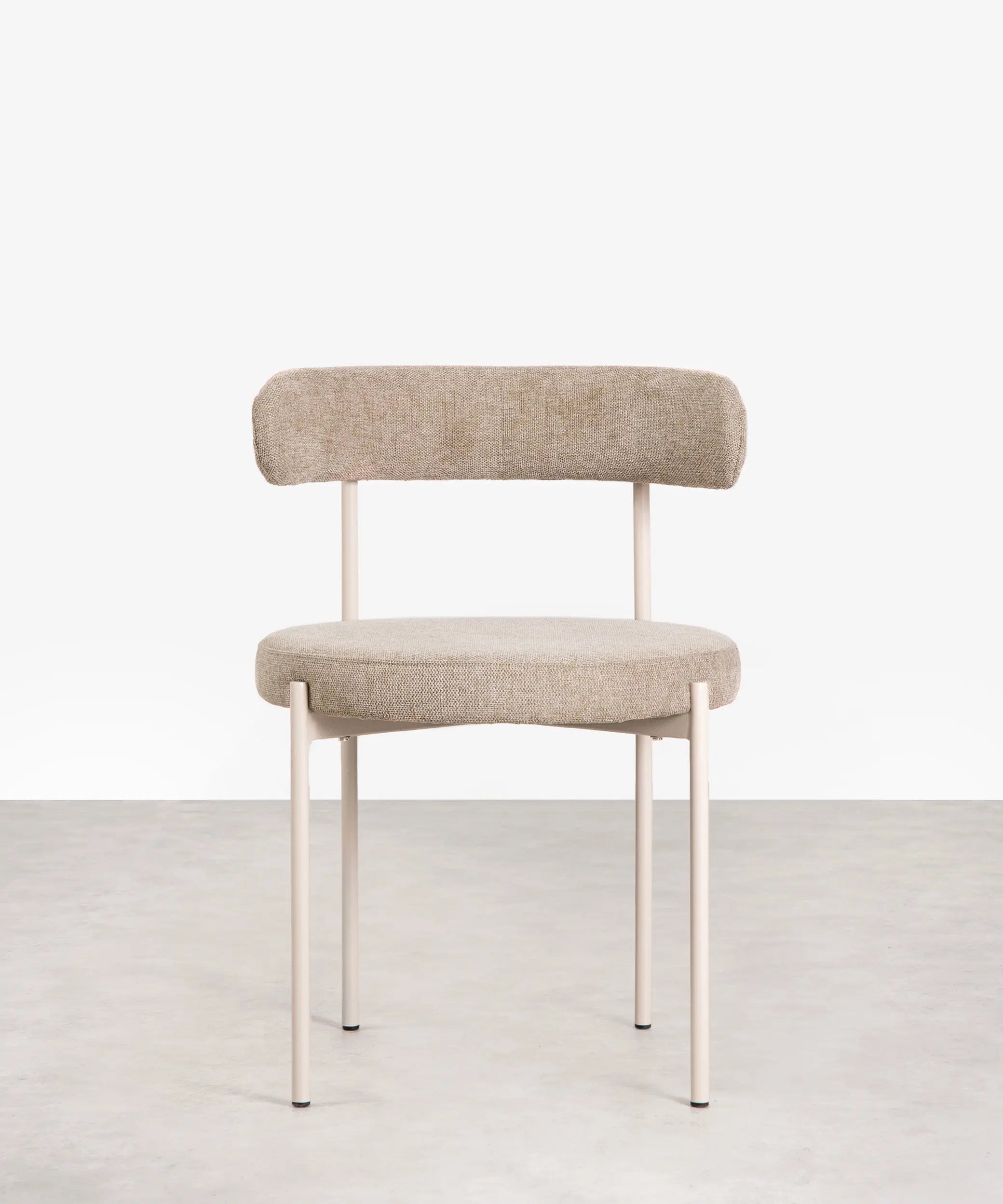 Silla de Comedor en Tela y Metal Alexia