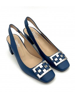 Escarpin Stocks Permanents Virgie / Bleu