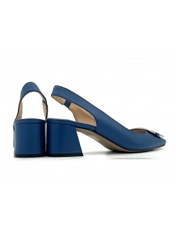 Escarpin Stocks Permanents Virgie / Bleu
