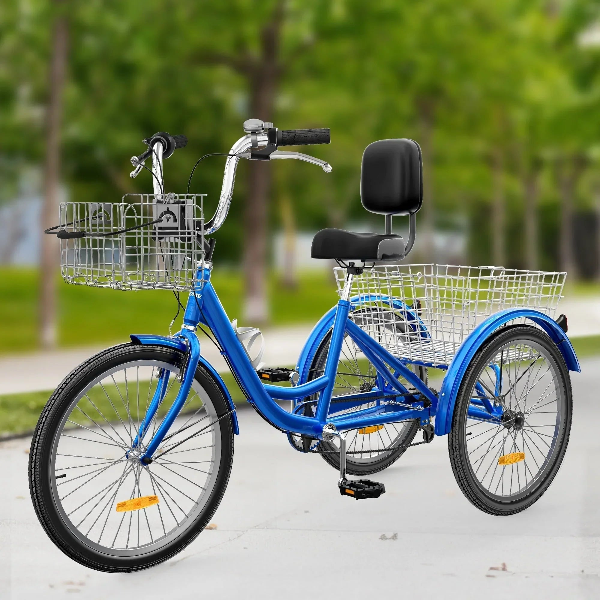 26 Adult Tricycle 3 Wheel Bikes 7 Speed Trike Bike