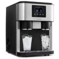 Klarstein Eiszeit Crush Machine à glaçons 18kg/24h 2 tailles de cubes(Noir/Argent)