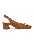 Escarpin Stocks Permanents Virgie / Camel