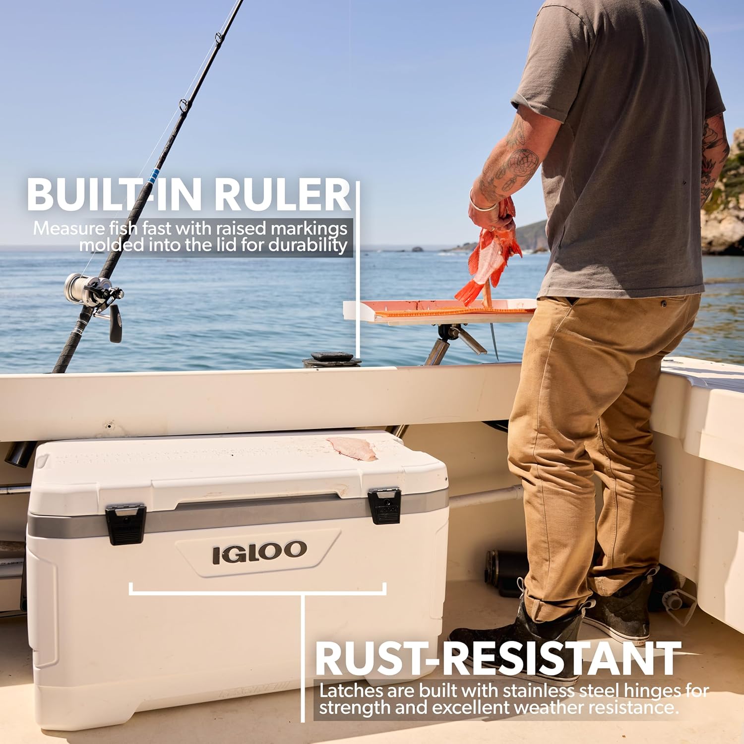 Igloo Marine Glacière robuste pour activités nautiques et plein air