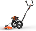 Fuxtec Débroussailleuse Thermique Coupe Bordure à Roues FX-FSR162 62cm3 Bobine de Fil, Ultra Maniable, Spécialement Conçue pour Les Grands Terrains et Protéger Votre Dos