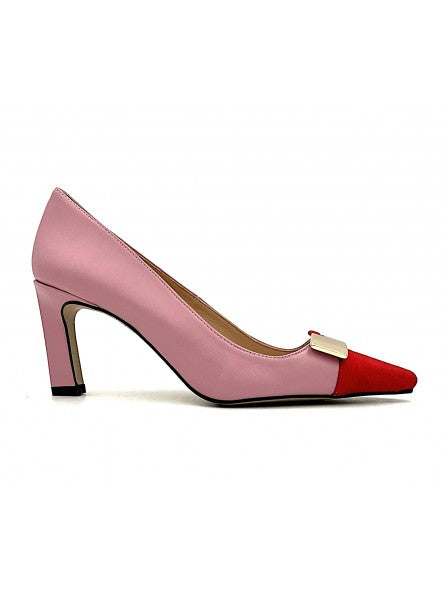 Escarpin Stocks Permanents Vida / Rose - Rouge
