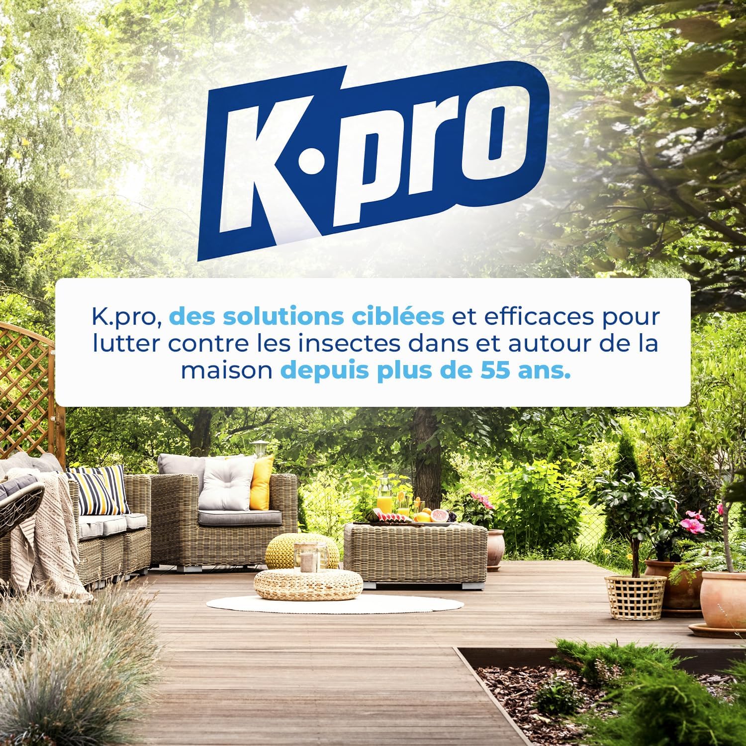 K.PRO Piège à Moustiques Exterieur avec 1 seringue d'attractif. Attire et Capture Les moustiques et Assure 3 Mois de tranquillité jusqu'à 300m². Electrique et Programmable, Silencieux et sans Odeur
