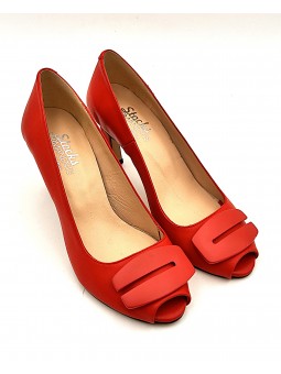 Escarpin Stocks Permanents Rosana / Rouge