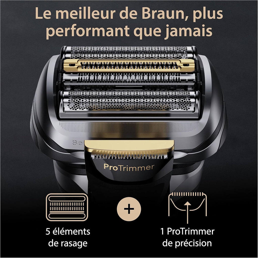 Braun Series 9 PRO+ 9510s, rasoir électrique pour homme, noir