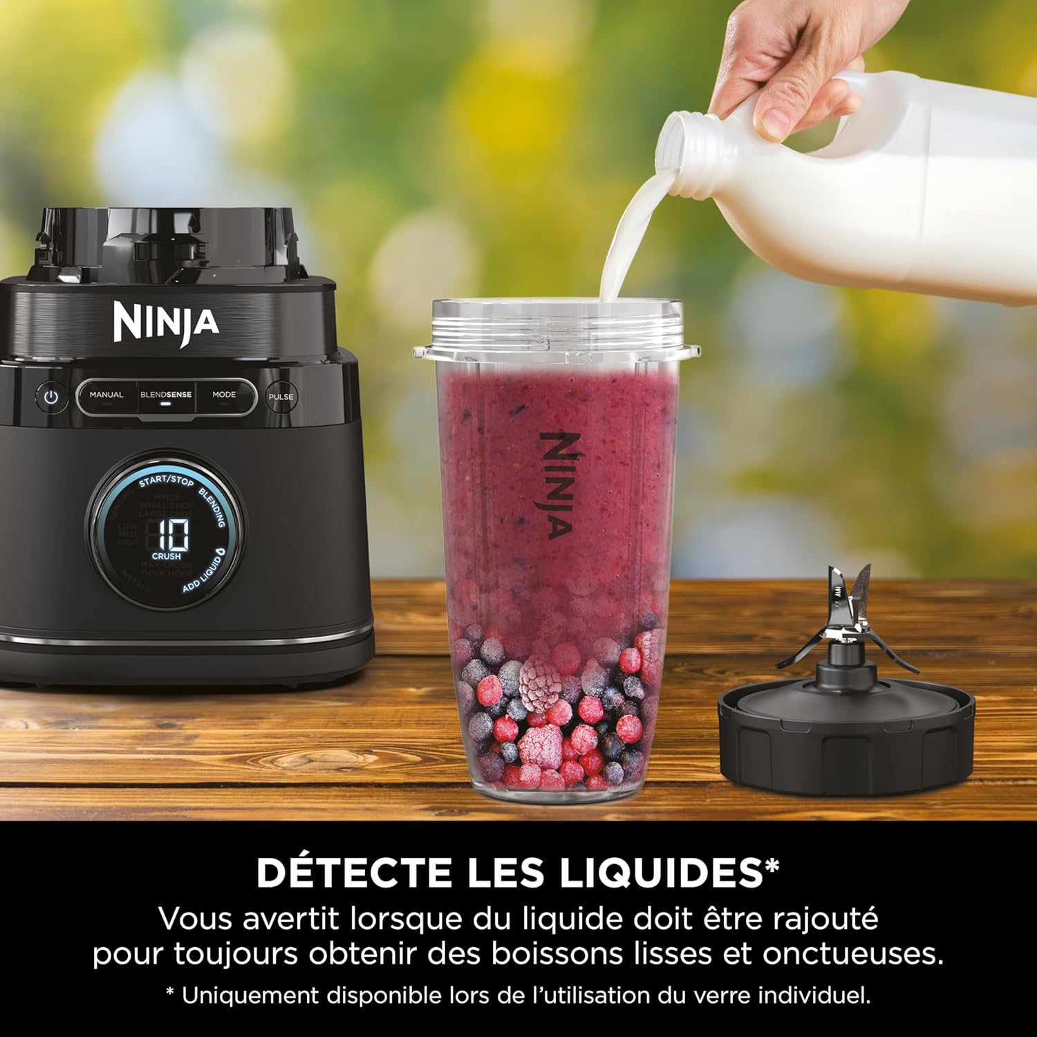 Ninja Mixeur blender processor Detect Power Pro 3-en-1 1200 W noir