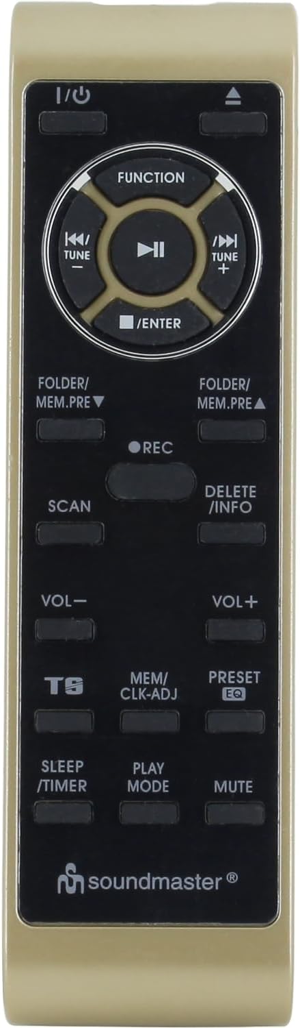 Soundmaster NR566BR Chaîne Hi-FI Nostalgie 7 en 1 Platine Vinyle Audio Technica Cellule magnétique | Radio numérique Dab+ | CD-MP3 | USB | Cassette | Bluetooth | Fonction de numérisation | égaliseur