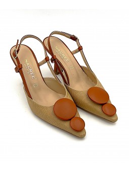 Escarpin Nacrée Yoana / Camel
