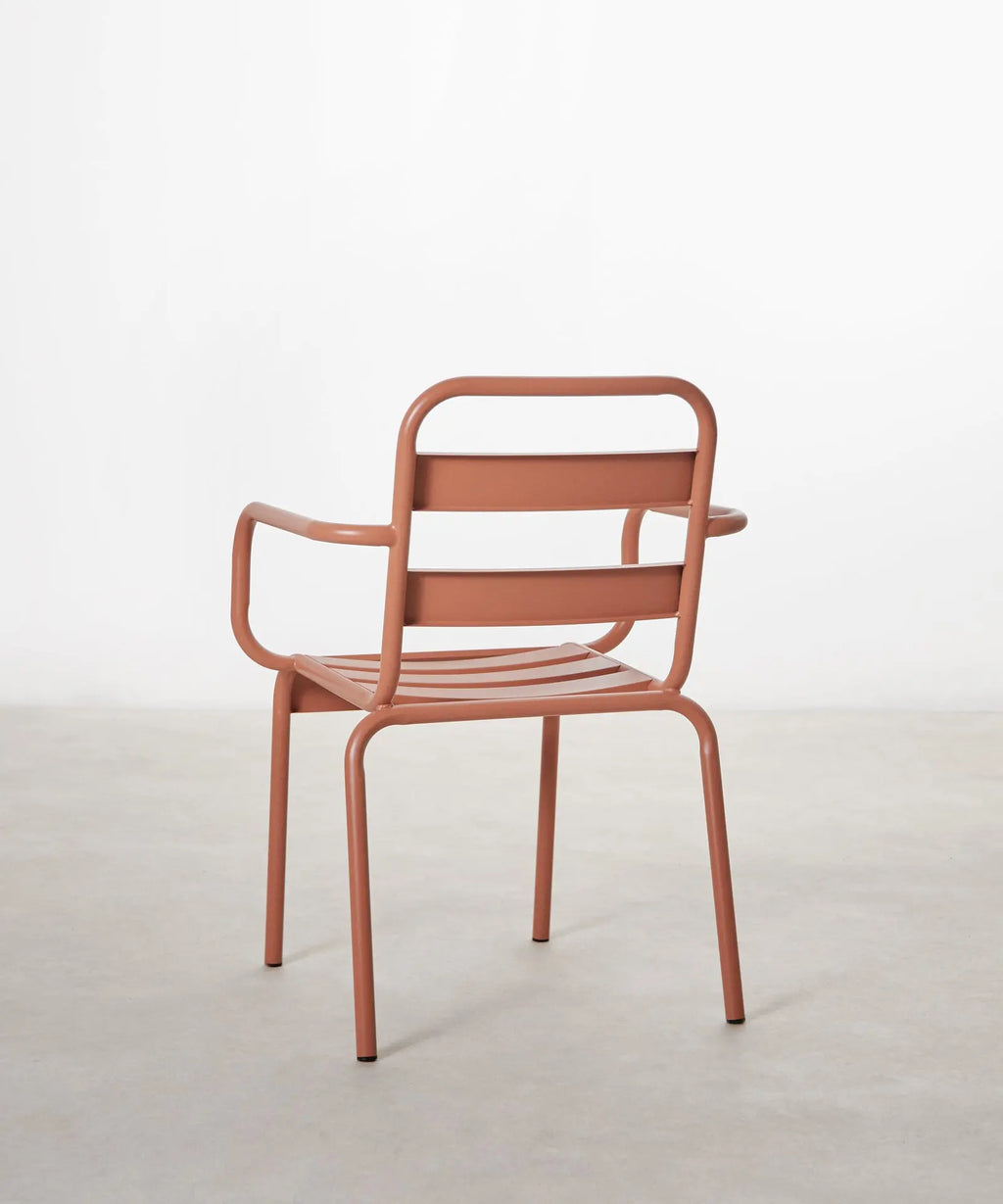 Silla de Metal con Reposabrazos Bora Arms