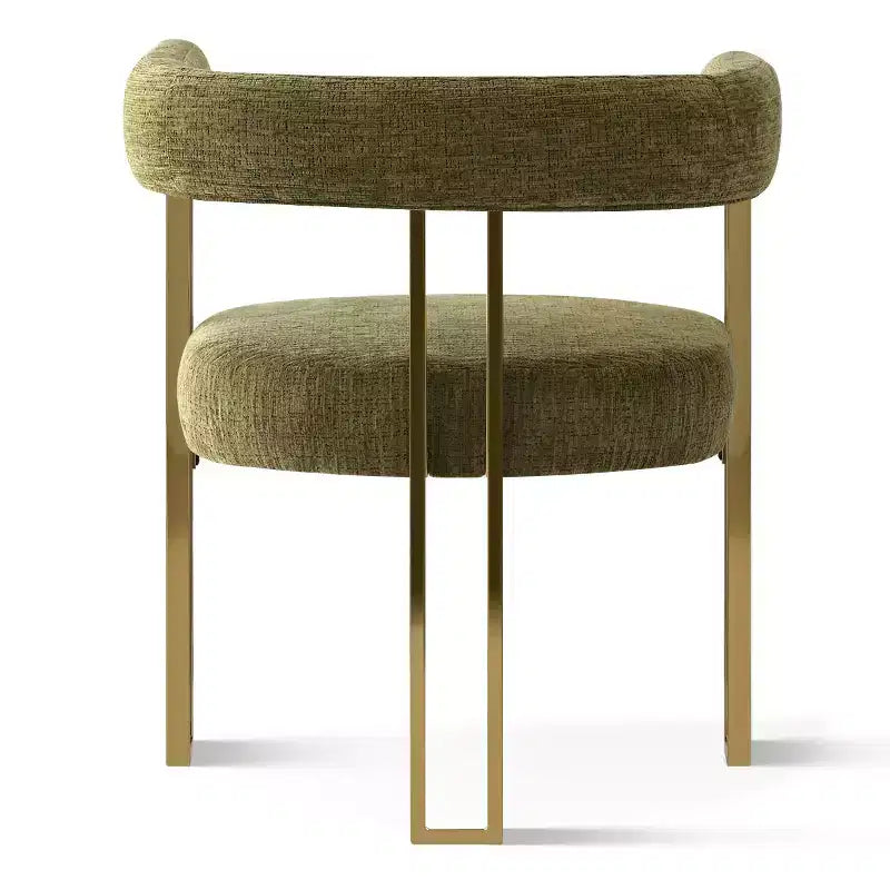 Expandable Round to Oval Dining Table Set with 4 Velvet Armchairs, Modern Pedestal Design, Seats Up to 8 People-Panipeachy