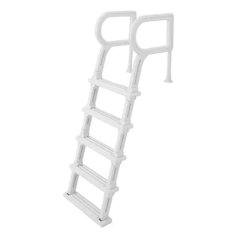 Heavy Duty 5-Step Swimming Pool Ladder with Double Handrails  Non-Slip Sturdy PE Steps  400 lbs Capacity Fits 48-54 Inground & Above Ground Pools