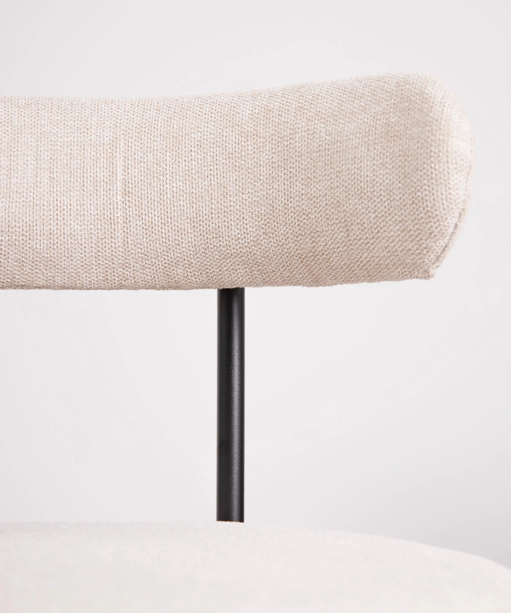 Silla de Comedor en Tela y Metal Alexia