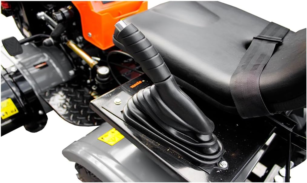 Kawapower Mini Tracteur Cultivateur 14HP Essence Démarrage électrique 4 Vitesses