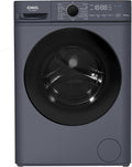 CHiQ CW07123863AX Lave linge hublot - 7kg, Classe énergétique A, Moteur BLDC 1200 RPM, Lavage vapeur & rapide, 15 programmes, Design compact (60x46.5x84cm) - Gris