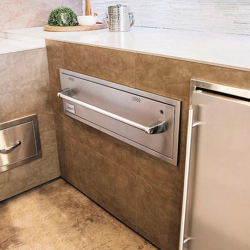 Summerset  36" Built-In Outdoor Warming Drawer In Stainless Steel