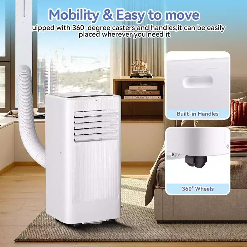 Portable Air Conditioners, Flarhetoric 10000 BTU Cooling/Fan/Dry 3 IN 1 Portable Ac unit for Room 560 SQ.FT, Units for Low Noise rooms