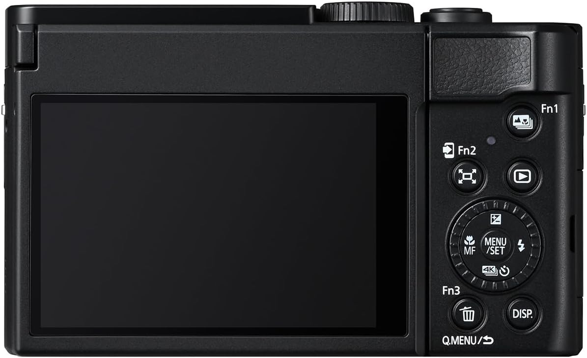 Panasonic Lumix TZ99 | Appareil Photo Compact Zoom Puissant (Capteur 20.3MP, Zoom Leica 30x F3.3-6.4, Écran Tactile inclinable, Stabilisation, Mode Selfie, Vidéo 4K, Wi-FI, Bluetooth) Noir