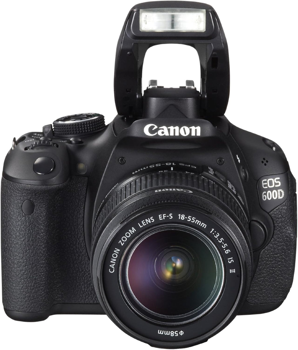 Canon EOS 600D Appareil photo numérique Reflex 18 Mpix Kit Objectif 18-55mm IS II Noir