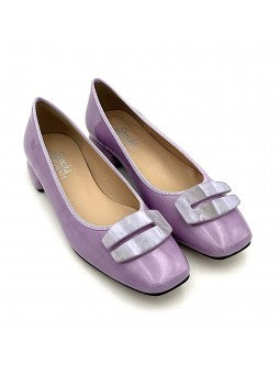 Ballerine Stocks Permanents Vila / Vernis Lilas