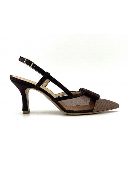 Escarpin Nacrée Zea / Marron