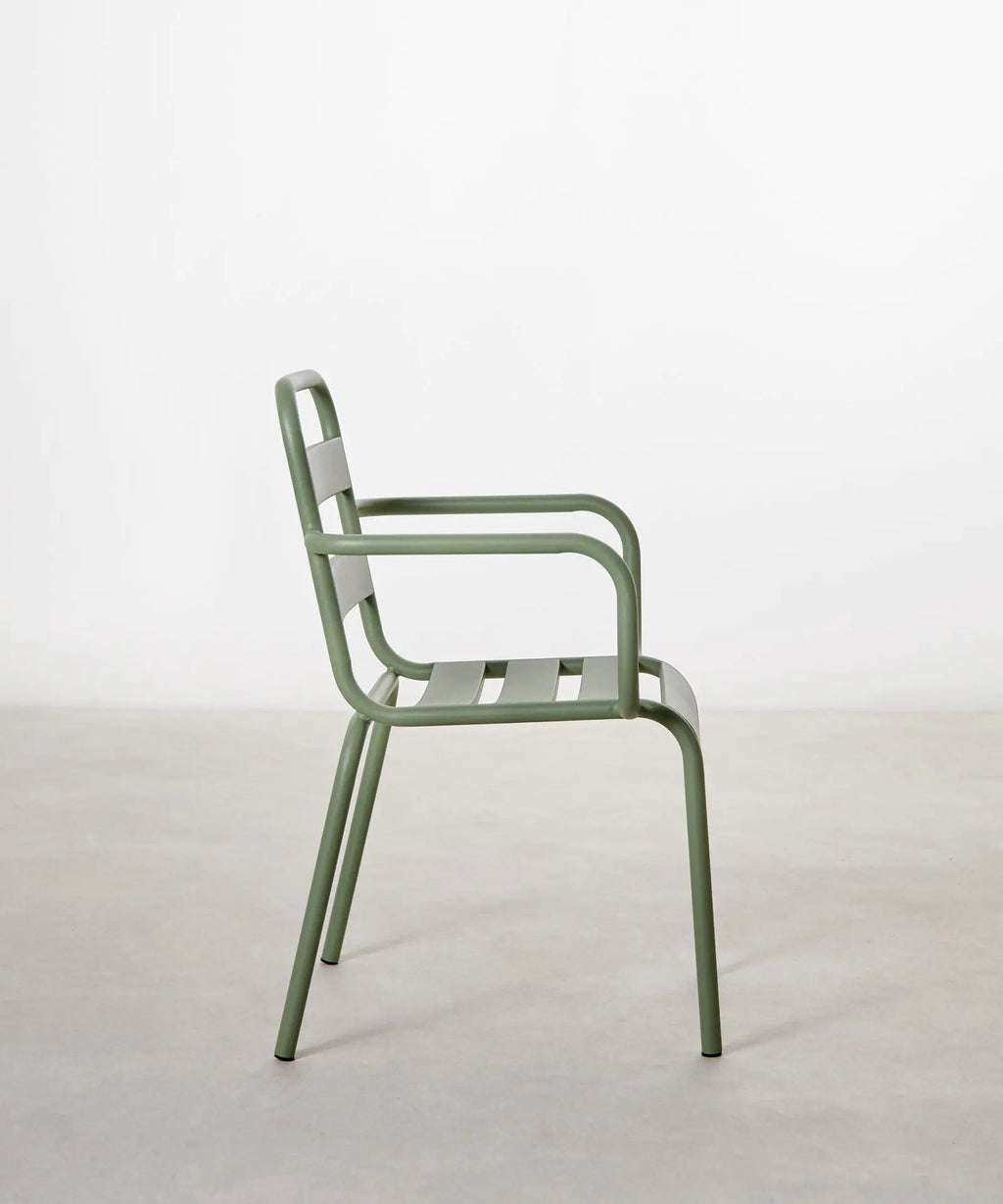 Silla de Metal con Reposabrazos Bora Arms