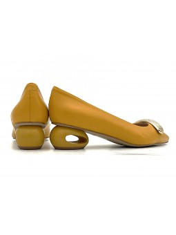 Escarpin Stocks Permanents Vivia / Jaune