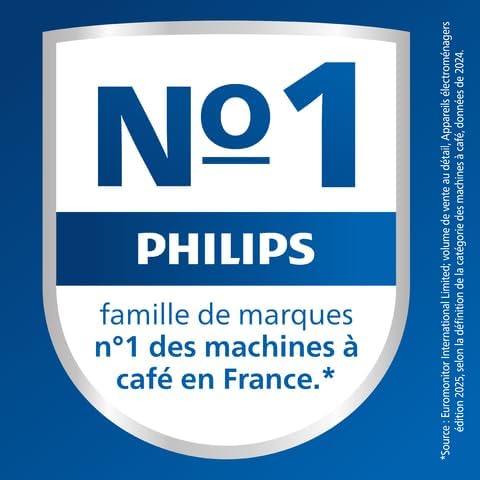 Philips Expresso broyeur Série 5500 – 20 Boissons Chaudes et Glacées, Carafe LatteGo facile à nettoyer, SilentBrew, QuickStart, Machine à café à grain Noir/Argent (EP5544/50)