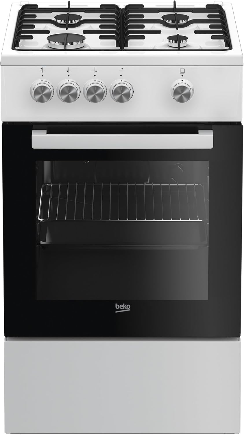 Beko fsg52000dwc – Cuisine (Autonome, Blanc, Rotatif, Avant, Gaz, Avant Moyenne