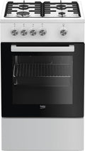 Beko fsg52000dwc – Cuisine (Autonome, Blanc, Rotatif, Avant, Gaz, Avant Moyenne