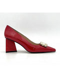 Escarpin Stocks Permanents Viki / Vernis Rouge