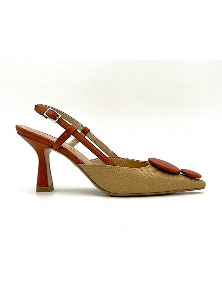 Escarpin Nacrée Yoana / Camel