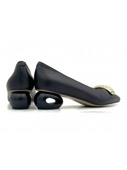 Escarpin Stocks Permanents Vivia / Noir