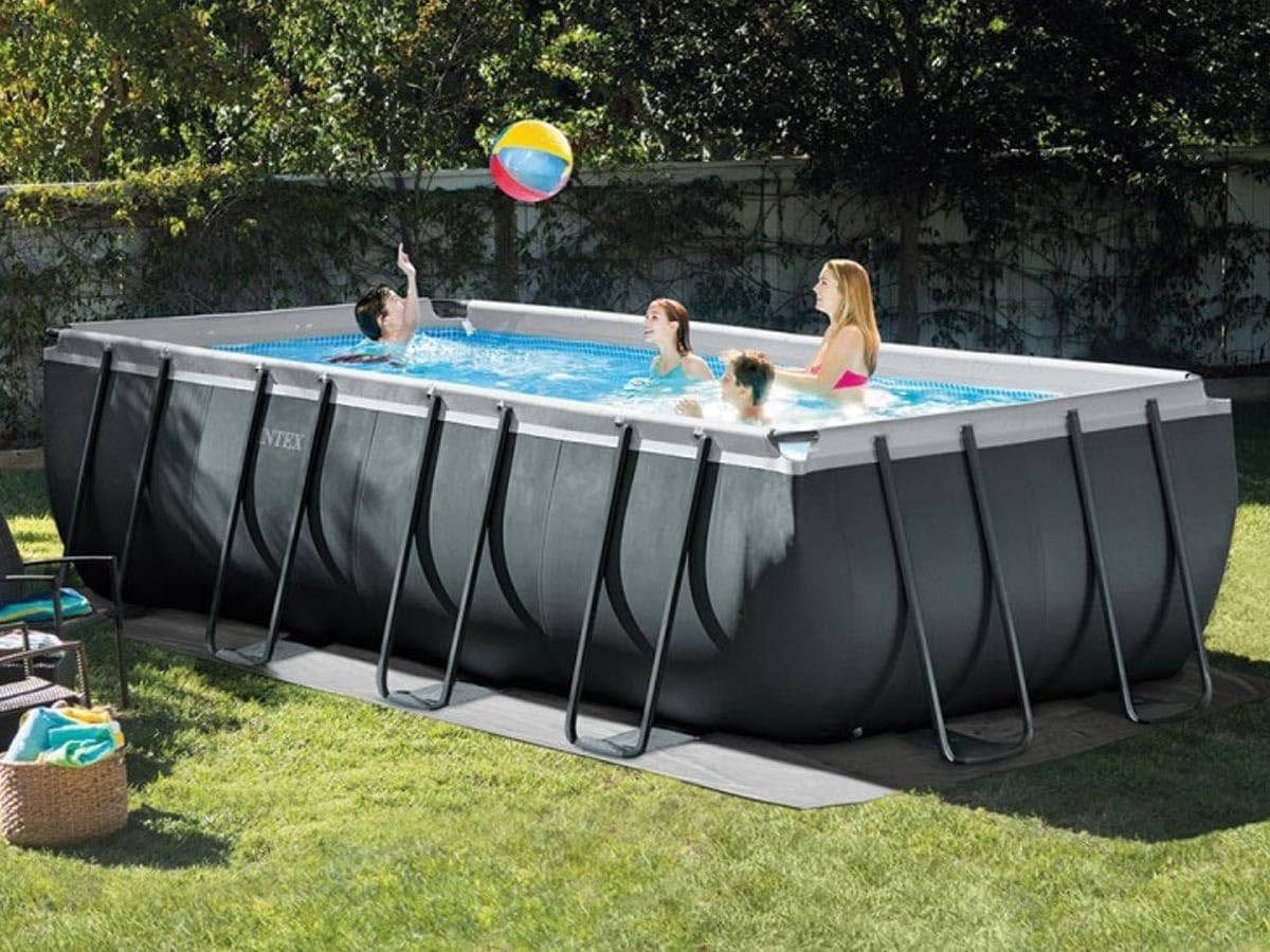 Intex kit Piscine Ultra XTR rectangulaire Tubulaire (l) 5,49 x (l) 2,74 x (h) 1,32m