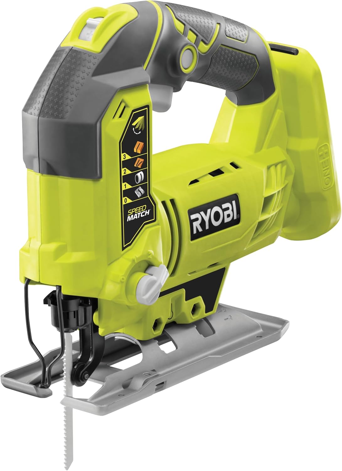 RYOBI - Kit 6 outils 18V ONE+ : Perceuse percussion, Scie sauteuse, Ponceuse triangulaire, outil multi-fonction, Scie circulaire, Aspirateur - batterie 1x4Ah, 1x2Ah, chargeur, sac - RCK186O-242SZL