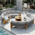 6-Person Outdoor Seating Group with Cushions & 1Coffee Table