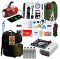Kit de survie complet UE 2025, sac à dos de survie 72 heures de gaz de camping portable, kit de survie en cas de catastrophe, kit tactique avec