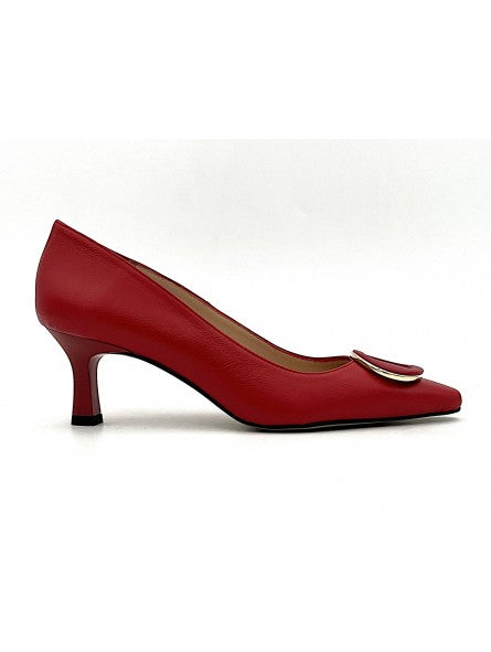 Escarpin Stocks Permanents Vera / Rouge