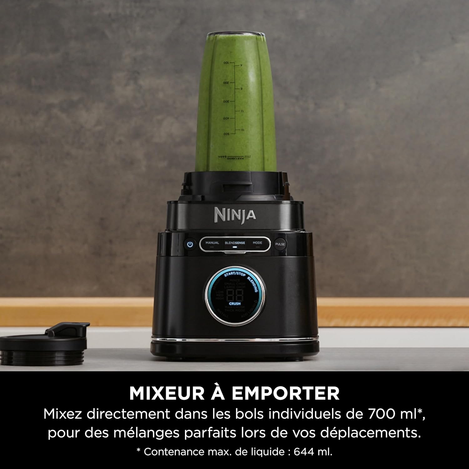Ninja Mixeur blender processor Detect Power Pro 3-en-1 1200 W noir