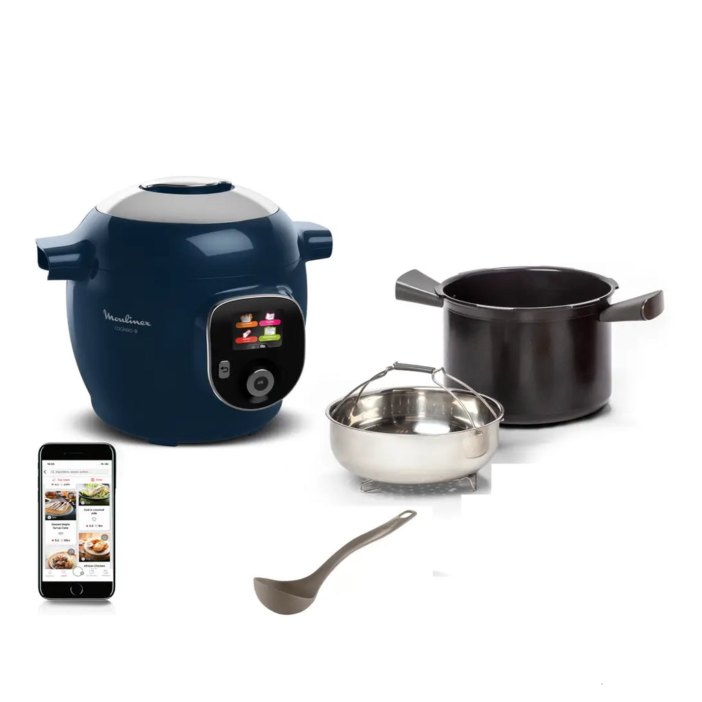 Cookeo+ 150 recettes Bleu, avec louche incluse