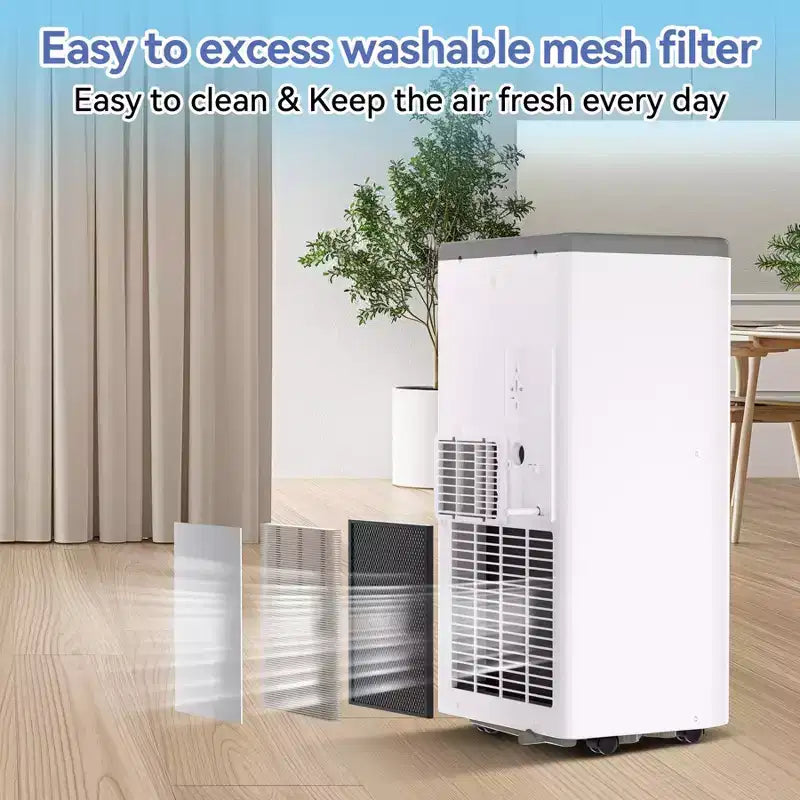 Portable Air Conditioners, Flarhetoric 10000 BTU Cooling/Fan/Dry 3 IN 1 Portable Ac unit for Room 560 SQ.FT, Units for Low Noise rooms