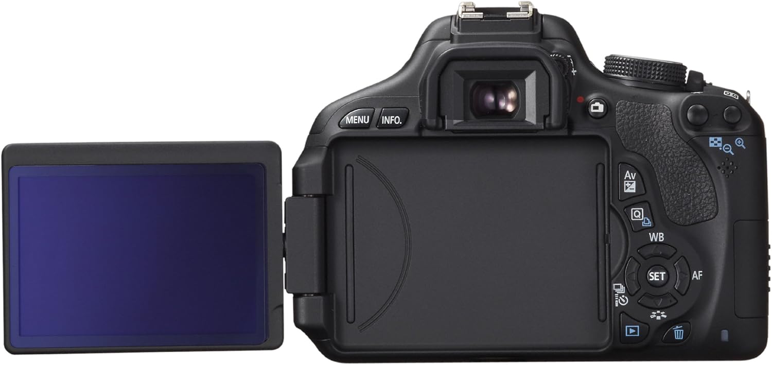 Canon EOS 600D Appareil photo numérique Reflex 18 Mpix Kit Objectif 18-55mm IS II Noir