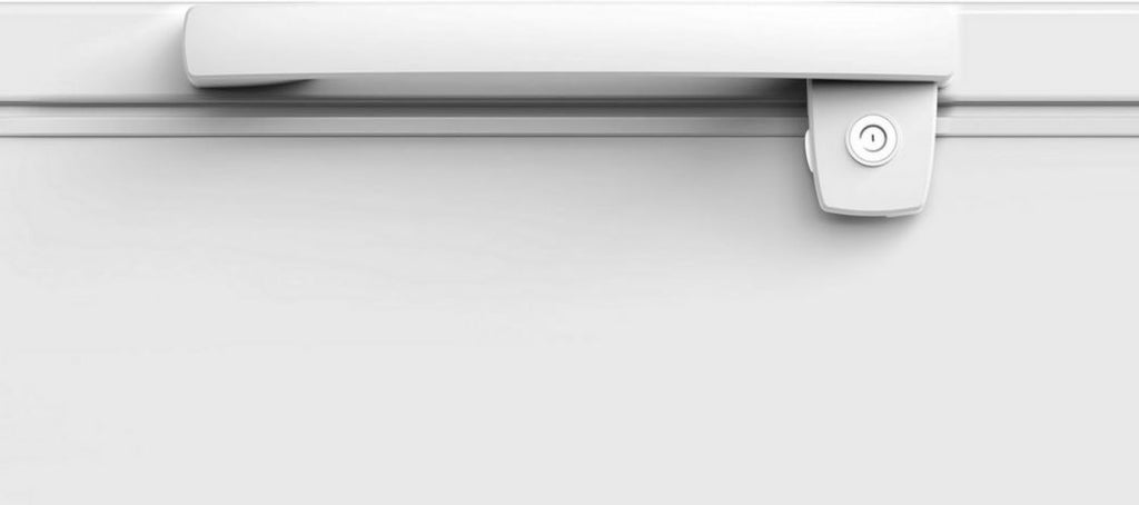 Congélateur coffre professionnel METRO GHF2700S, acier, 188 x 73,5 x 94,5 cm, 700 L, 125 W, 3 paniers, éclairage LED, avec serrure, blanc/gris