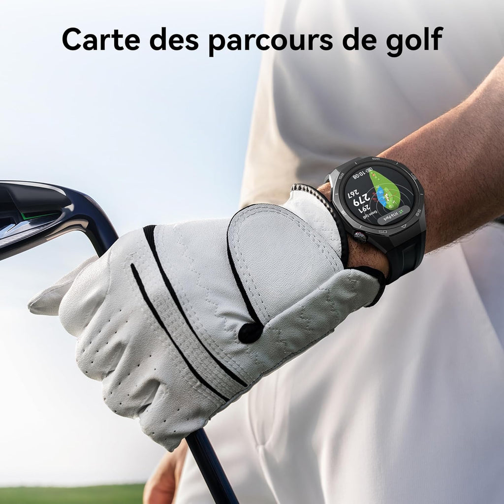 HUAWEI Watch GT 5 Pro 46mm Montre Connectée, Design aux Lignes épurées, Programmes d'entraînement de Pointe, Suivi de la santé, ECG, Jusqu'à 14 Jours d'autonomie, iOS& Android, Noir