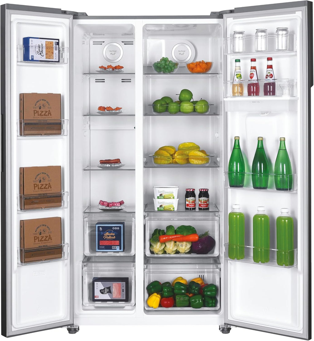 Réfrigérateur Américain - CANDY - CHSBSO-6174XWD - Classe E - 529 L - 39 dB - Inox