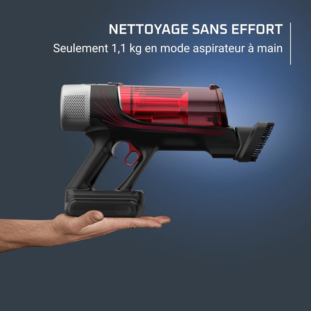 Rowenta X-Force Flex9.60, Aspirateur balai sans fil multifonction, Performant avec 100AW, Autonomie 45 minutes, Ultra léger, Tube Flex, RH2099WO